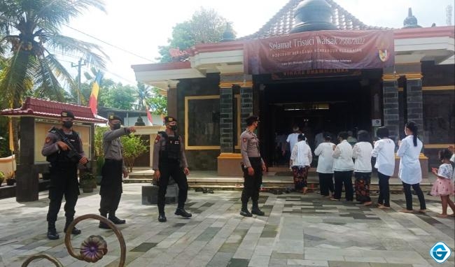 Polres Banjarnegara Lakukan Pengamanan Perayaan Waisak 2022