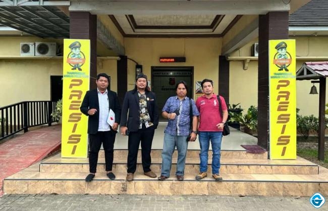 Manajemen PT BKB Desa Setarap Melaporkan  KPK Tipikor Kalsel ke Kantor Polsek Satui, Ini Masalahnya