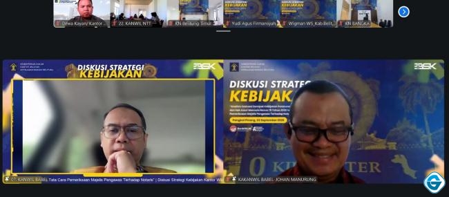 Kanwil Kemenkum NTB Ikuti DSK Hukum 2026, Bahas Evaluasi Kebijakan Pengawasan Notaris