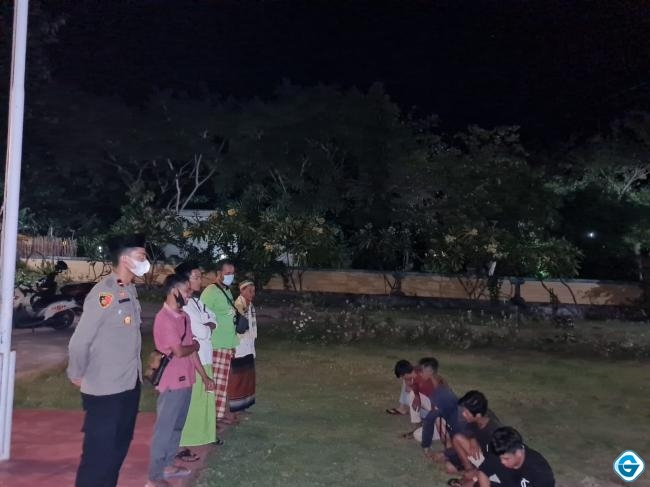 Polsek Rhee Amankan Sejumlah Remaja Yang Terlibat Balap Liar