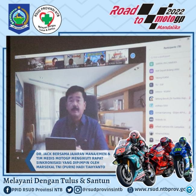 Dokter Jack Ikuti Rapat Sinkronisasi Penyelenggaraan MotoGP 2022 Secara Virtual, Ini Arahan Komandan Lapangan MotoGP