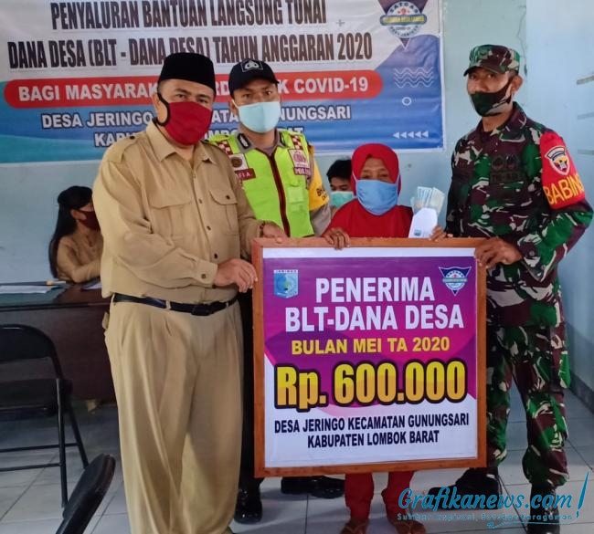 Desa Jeringo Salurkan BLT Tahap Kedua, Sahril; Tidak ada Potongan Sedikitpun