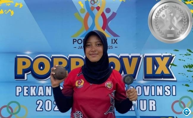 Perjuangan Nova Lourensia Berbuah Perak untuk Banyuwangi di Porprov Jatim 2025