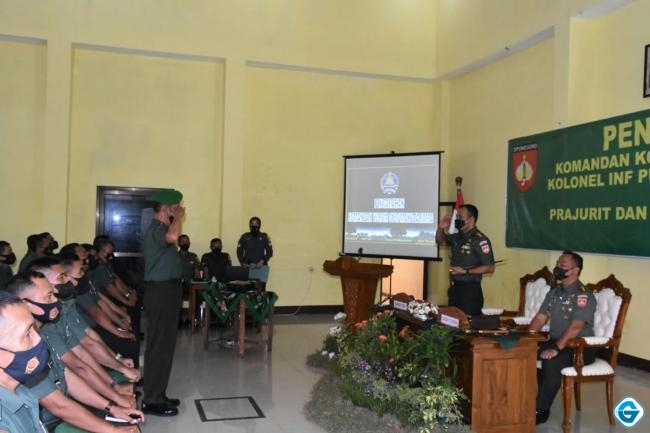Kunker Di Kodim 0719/Jepara, Danrem 073/Makutarama; Prajurit Sejati Itu Harus Semangat, Empati, Jujur, Adaptif, Transparan dan Inovatif