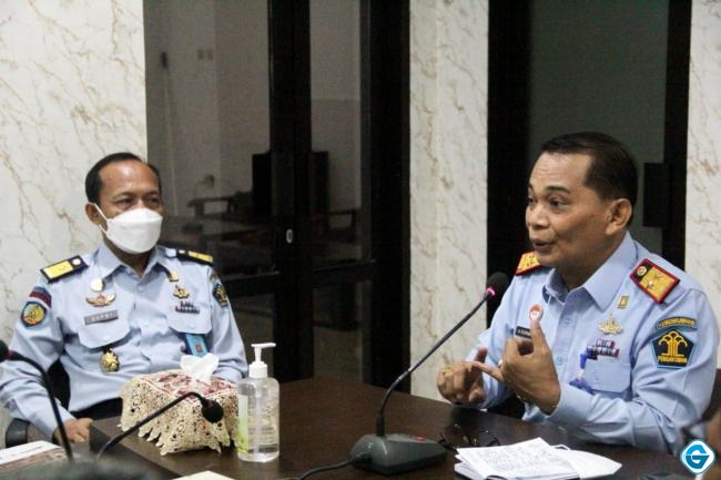 Kakanwil Kemenkumham Jateng, Kembali Berikan Penguatan Mitigasi Risiko