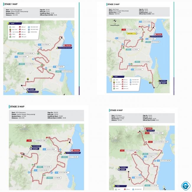 Dilaksanakan Sesuai Jadwal, Tour De Banyuwangi Ijen 2025 Terbagi Dalam 4 Etape