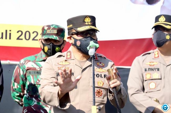 TNI dan Polri Kawal Ketat Distribusi Oksigen di Jateng