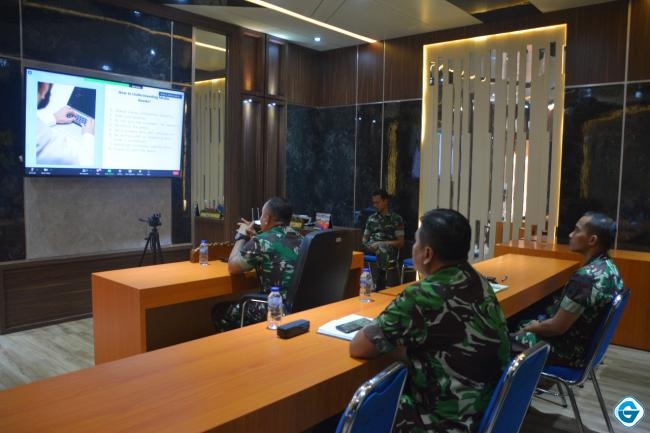 Kasrem Mewakili Danrem 073/Mkt, Ikuti Pelatihan Kehumasan dan Jurnalistik Unsur Pimpinan TNI AD Tahun 2022 Hari keempat