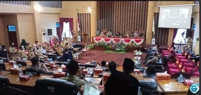 Rapat Paripurna DPRD Tanbu: Pandangan Umum Fraksi Fraksi Tentang Pembentukan dan Susunan Perangkat Daerah