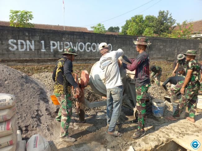 TMMD, Bukti Manfaat Gotong Royong Antara TNI Dan Warga di Lokasi Sasaran Fisik