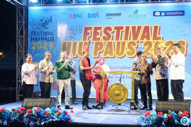 Menteri Hukum Buka Festival Hiu Paus 2026, Dorong Labuhan Jambu Jadi Destinasi Wisata Berkelanjutan