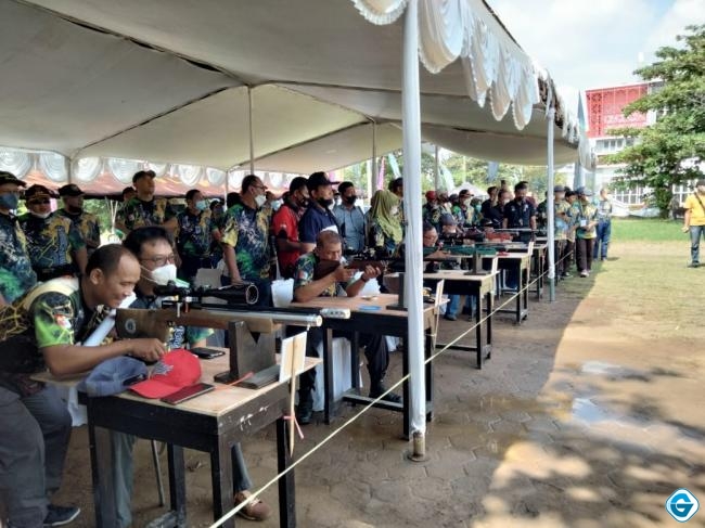 Wakil Bupati Batang Suyono Buka Lomba Menembak Senapan Angin Piala Bupati Batang Cup