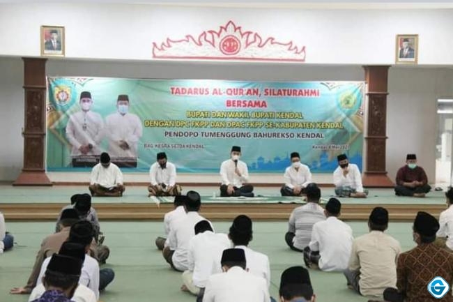 Bupati Kendal Hadiri Acara Tadarus Al-Quran dan Silaturahim Bersama FKPP