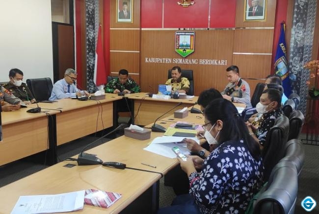 Pemkab Semarang Gelar Rapat Koordinasi Antar Instansi, Bahas Penanganan Wabah PMK