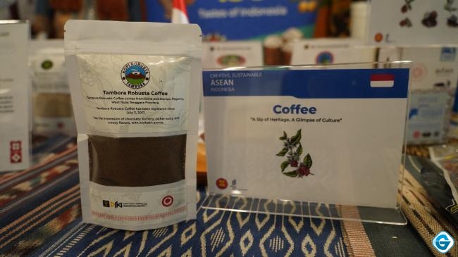 Kopi Robusta Tambora dan Kangkung Lombok 