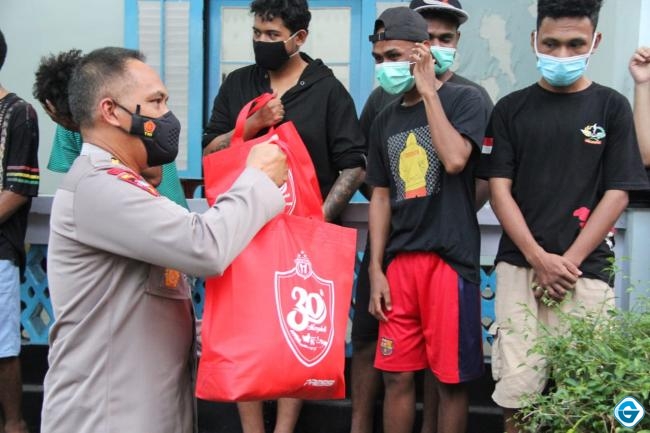   Mahasiswa Papua Semarang Sampaikan Ucapan Terima Kasih Atas Bantuan Alumni Akpol 91