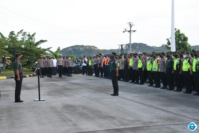 Kunjungan Presiden RI Ke Jawa Tengah, Danrem 073/Makutarama Pimpin Apel Gelar Pasukan Pengamanan