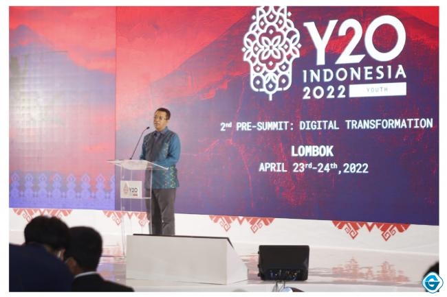 Bang Zul Buka Pra KTT Y20 Indonesia, 2nd Pre Summit: Digital Transformation