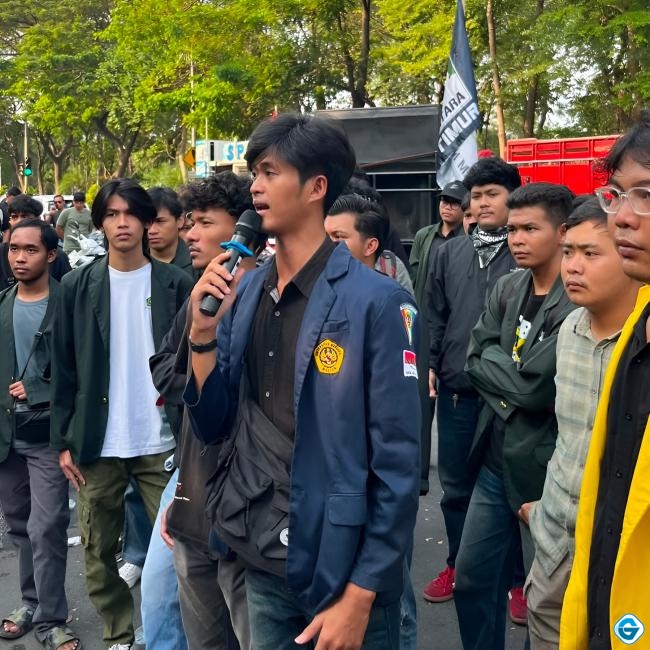 Goyang Kejagung, Aliansi Mahasiswa Jatim Desak KPK Ambil Alih Total Kasus Korupsi Mantan Jampidsus