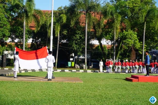 Peringati Hari Kebangkitan Nasional Yang Ke 114 Kabupaten Batang Laksanakan Upacara Bendera