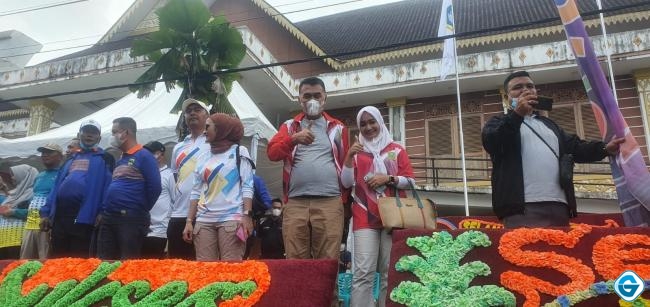 Bupati Natuna Hadiri Pembukaan POPDA Kepri ke-VIII di Bintan