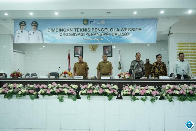 Diskominfo Asahan Gelar Bimbingan Teknis Pengelola Website OPD Se-Kabupaten Asahan tahun 2022