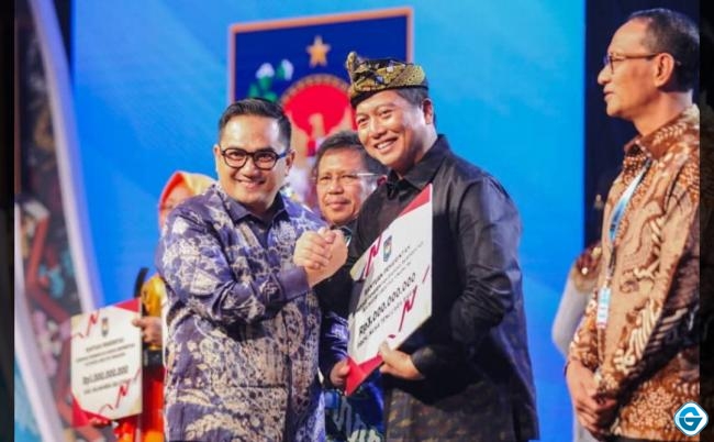 Inovasi Pendanaan Berbuah Manis, Pemprov NTB Sabet Penghargaan Terbaik I Kemendagri 2026