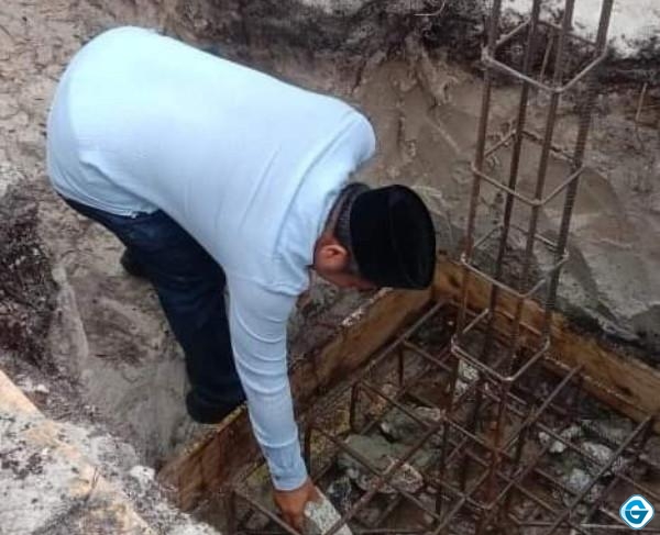 Marzuki Letakan Batu Pertama Pembangunan Mesjid Jabal Tursina