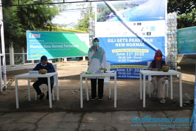 Masyarakat Tiga Gili Dihimbau Tetap Disiplin Terapkan Protokol Kesehatan