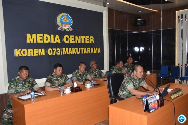 Danrem Ikuti Pelatihan Kehumasan Dan Jurnalistik Unsur Pimpinan TNI AD Tahun 2022