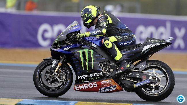 Trek Sulit, Rossi Terjatuh di FP2 MotoGP Portugal