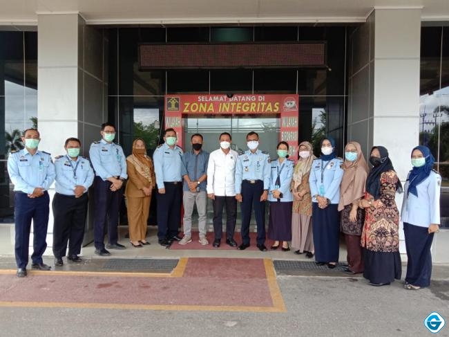 Eri Marka dan Erwan Haryadi Kunjungi  Kantor Wilayah Kemenkumham Provinsi Kepulauan Riau