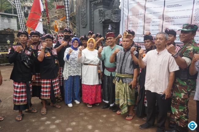 Buka Pujawali di Pancoran Giri Madia, Hj. Sumiatun: Toleransi Islam dan Hindu di Lombok Kuat