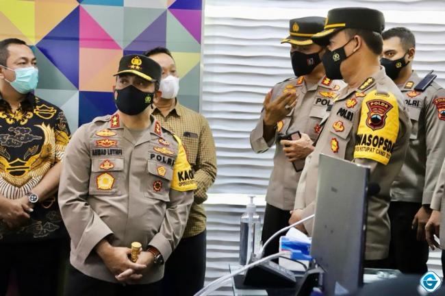 10.000  CCTV Terpasang Di Kota Semarang, Terkonek Dengan Polrestabes Semarang