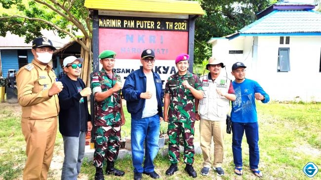 Bupati Beri Semangat Prajurit TNI di Pulau Terluar Sekatung