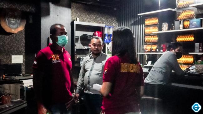 Gelar Razia, Ditresnarkoba Polda Jateng Tutup Tempat Hiburan Yang Tak Patuhi Jam Operasional