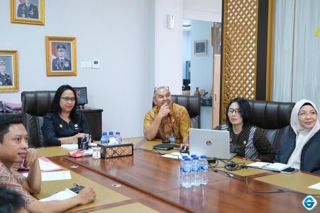 Tingkatkan Kinerja Pembinaan Hukum, Kanwil Kemenkum NTB Ikuti Evaluasi BPHN