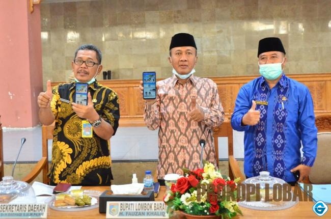 Pemkab Lombok Barat Launching Si Jempol Jari 