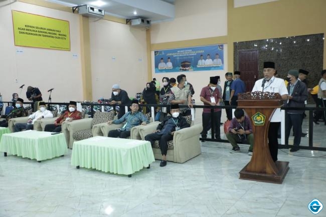 Asisten Pemerintahan dan Kesra Jemput Jemaah Haji Kabupaten Asahan 
