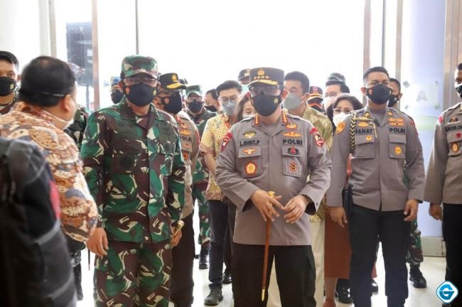 Kunjungi Semarang, Panglima TNI dan Kapolri Ungkap 2 Strategi Hadapi Covid-19