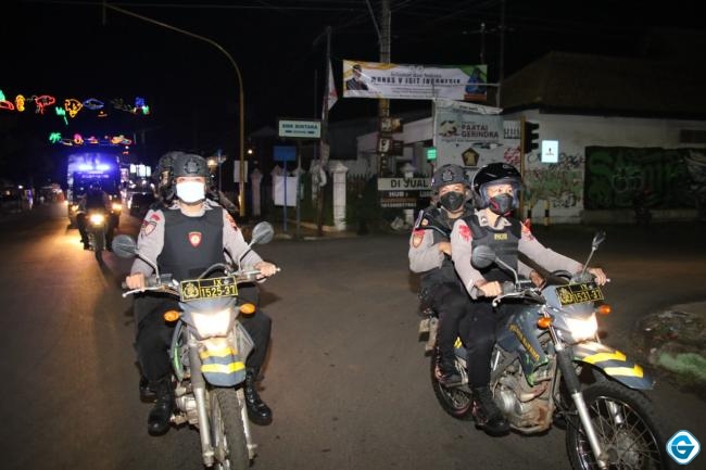 TNI Polri di Batang Gelar Patroli Skala Besar Wujudkan Nataru Aman Kondusif
