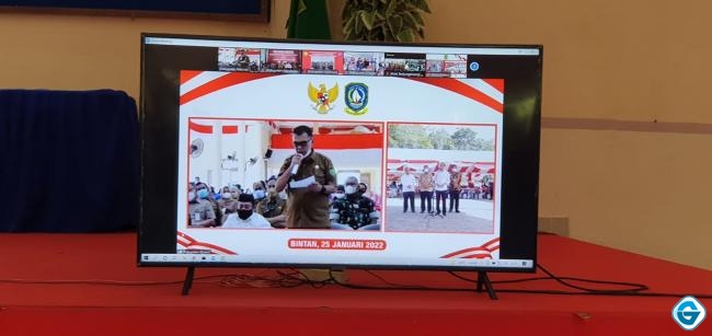 Bupati Natuna Hadiri Zoom Meeting Dengan Presiden Joko Widodo