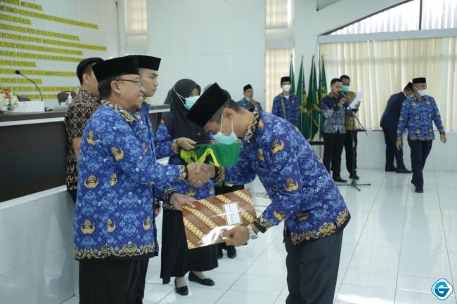 Ketua DPK Korpri Kabupaten Asahan Lantik Pengurus Korpri Unit OPD, Instansi Vertikal, BUMD dan Kecamatan se-Kabupaten Asahan