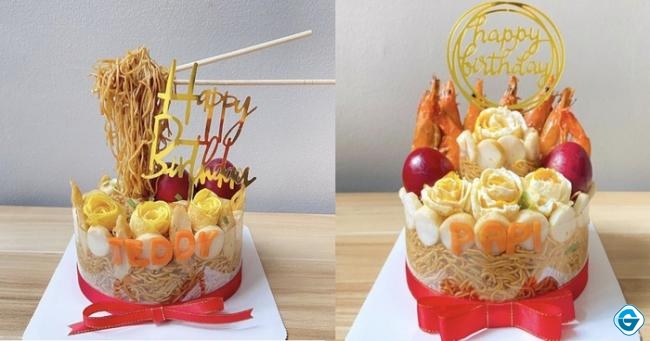Kue Ultah dari Mie Goreng Khas Indonesia Nge-Tren di Singapura