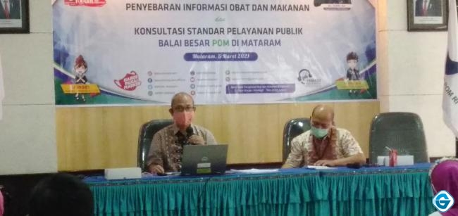 BPOM Mataram Gelar KIE Penyebaran Obat dan Makanan bersama Pelaku UMKM 