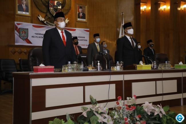 DPRD Gelar Rapat Paripurna Peringatan Hari Jadi Kabupaten Asahan ke 75