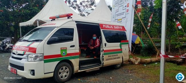 Ambulans PSC Dinkes Tanbu Parkir di Depan Kantor BKD, Ini Penjelasan Staf Keperawatan Dinkes