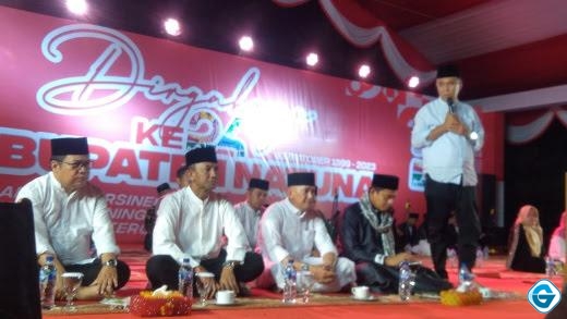 Ketua DPRD Kabupaten Natuna menghadiri Tabligh Akbar Ustadz H. Buya Arrazy Hasyim