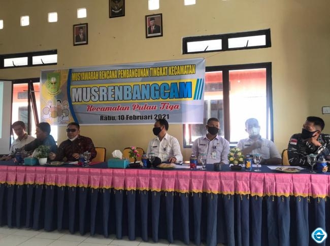 Komisi III DPRD Natuna Hadiri Musrembang Kecamatan Pulau Tiga