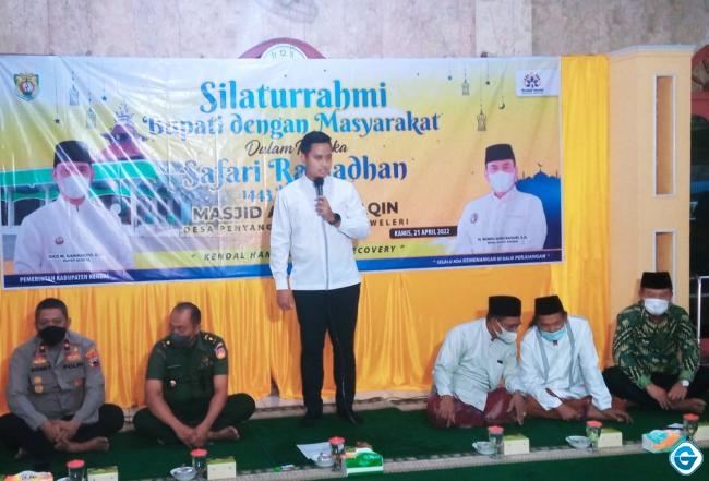 Bupati Kendal Safari Ramadhan Di Masjid Al Muttaqin Desa Penyangkringan Weleri